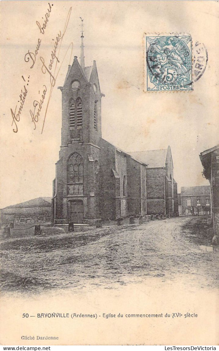 FRANCE - 08 - BAYONVILLE - Eglise Du Commencement Du XVIe Siècle - Carte Postale Ancienne - Autres & Non Classés