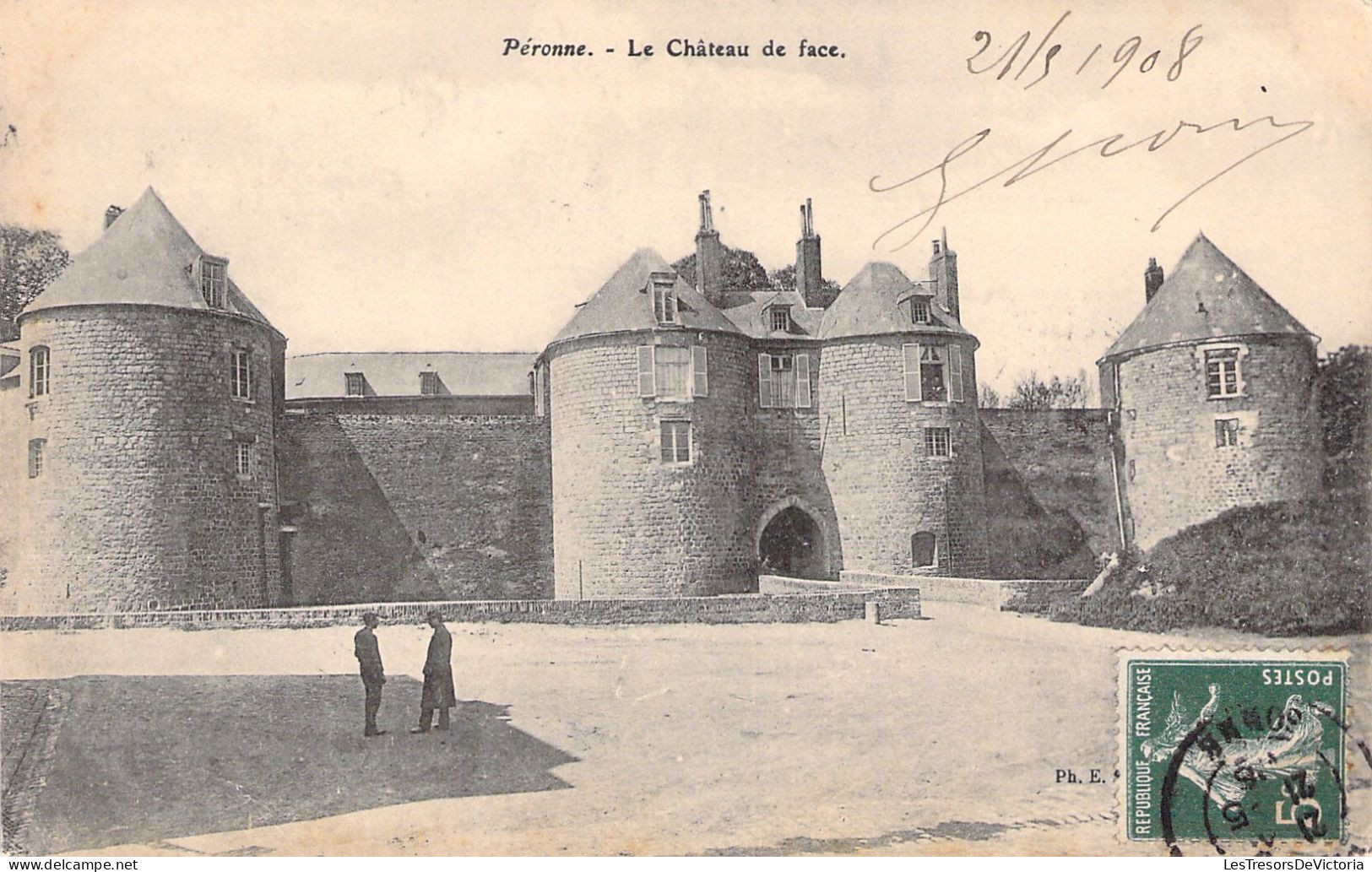 FRANCE - 80 - PERONNE - Le Château De Face - Carte Postale Ancienne - Peronne