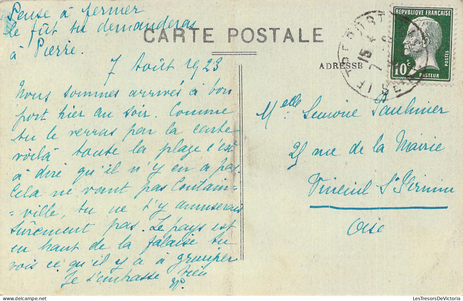 FRANCE - 80 - BOIS DE CISE - Les Falaises - Carte Postale Ancienne - Bois-de-Cise