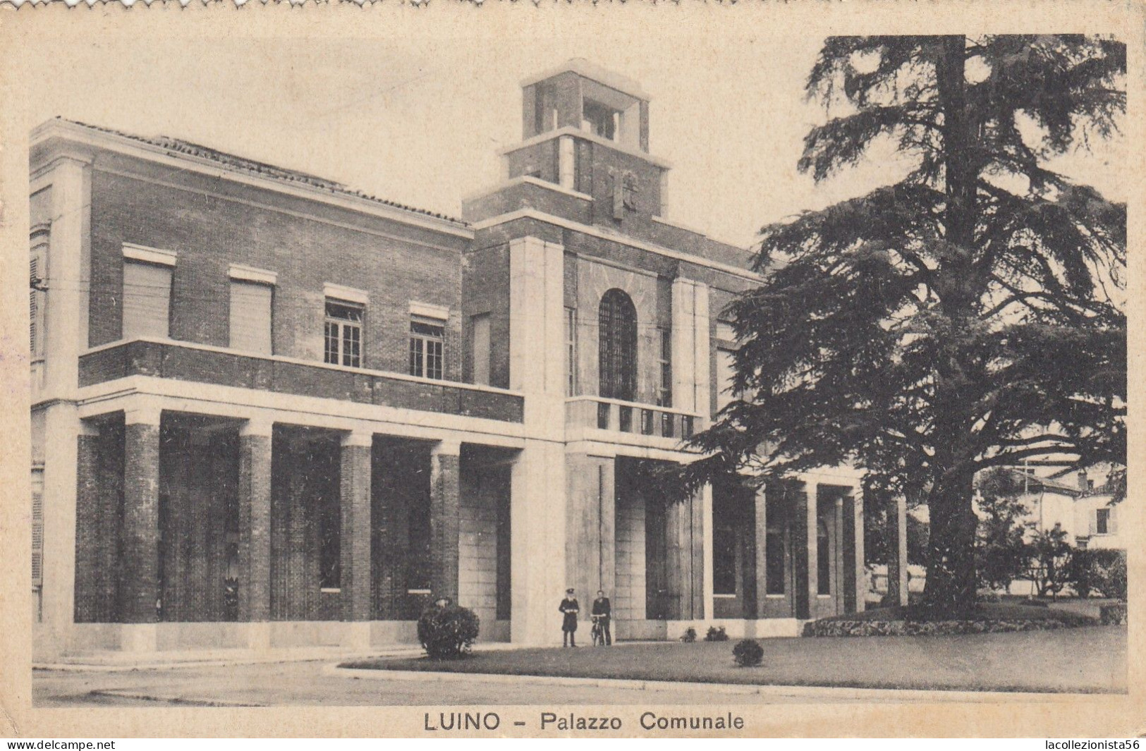 12543-LUINO(VARESE)-PALAZZO COMUNALE-1937-FP - Luino