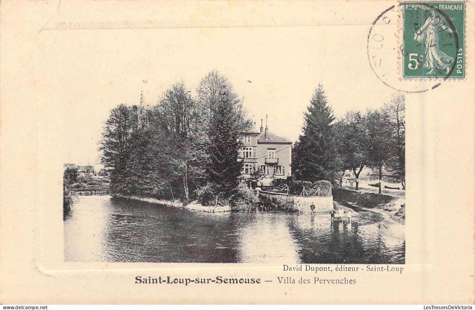 FRANCE - 70 - Saint-Loup-sur-Semouse - Villa Des Pervenches - David Dupont - Carte Postale Ancienne - Saint-Loup-sur-Semouse