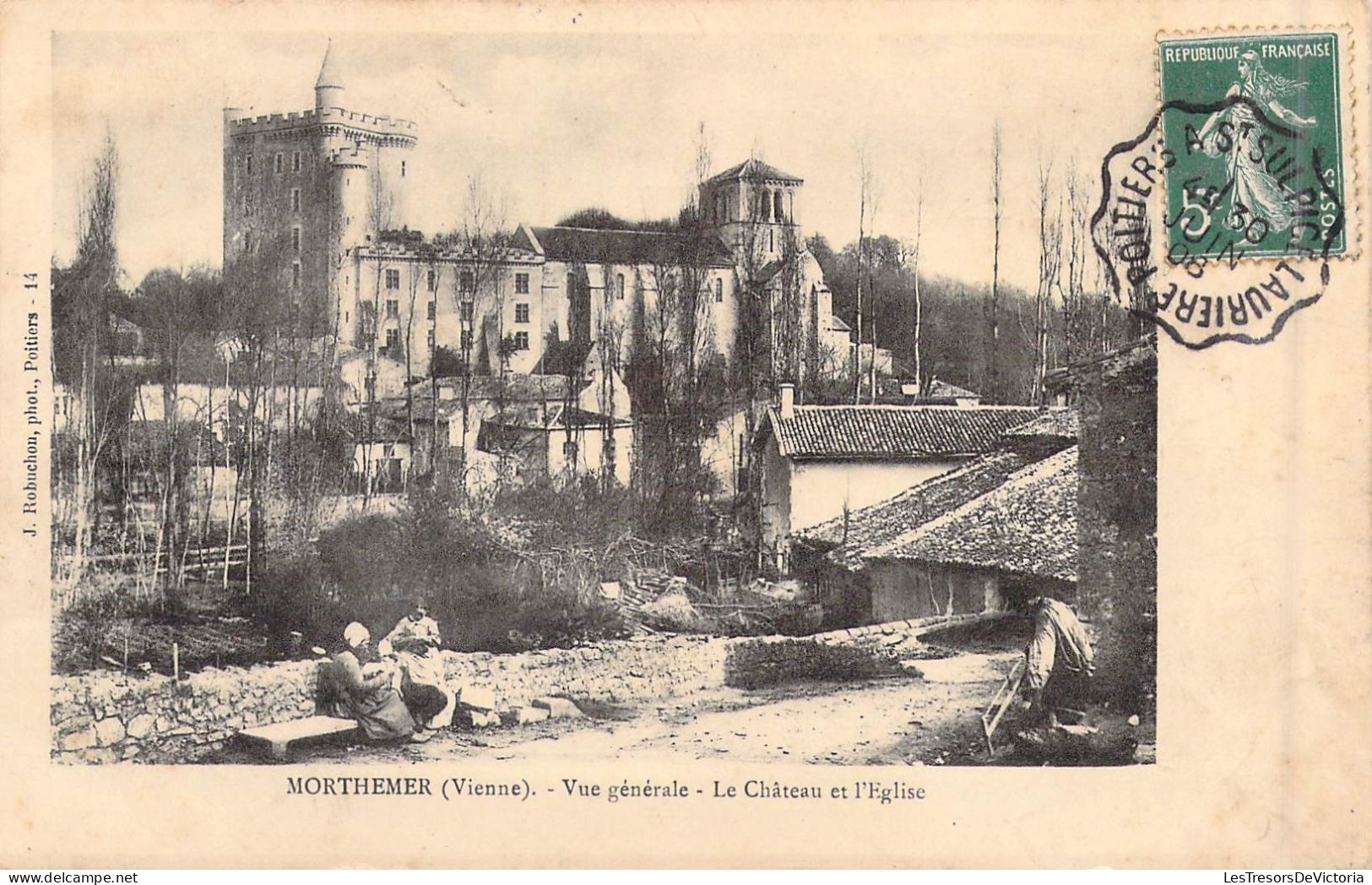 FRANCE - 86 - Morthemer - Vue Générale - Le Château Et L'Eglise - Carte Postale Ancienne - Altri & Non Classificati