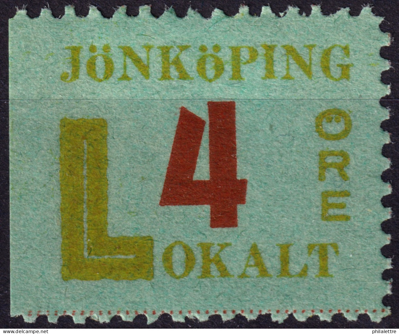 SUÈDE / SWEDEN - Local Post JÖNKÖPIG 4öre - Mint* - Emisiones Locales