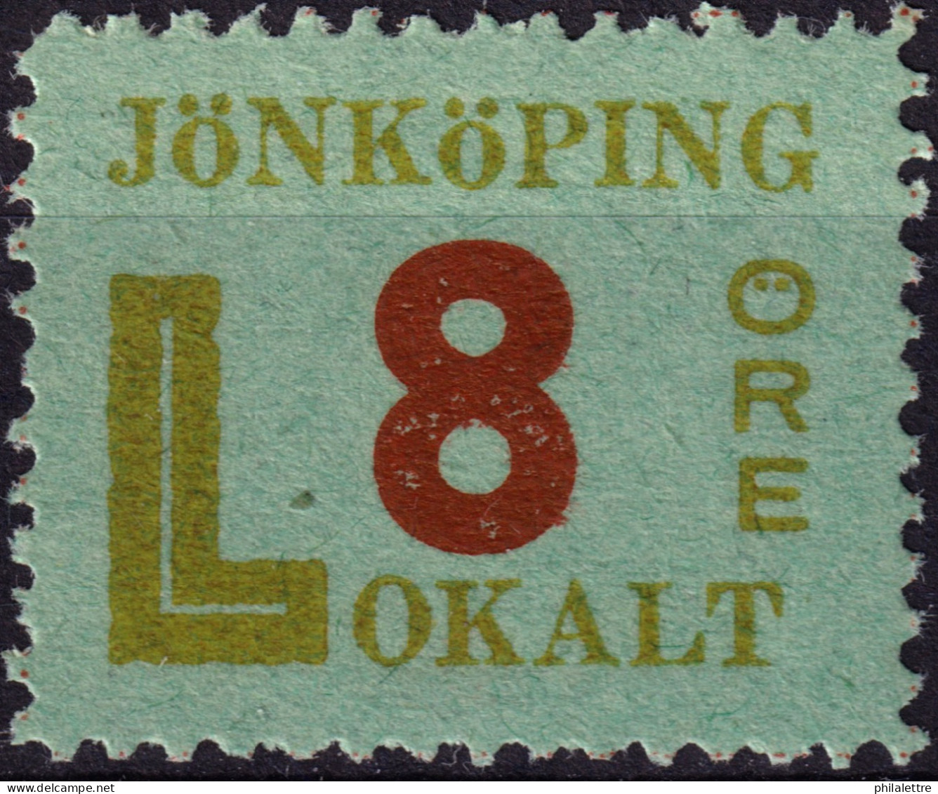 SUÈDE / SWEDEN - Local Post JÖNKÖPIG 8öre - Mint* - Emisiones Locales