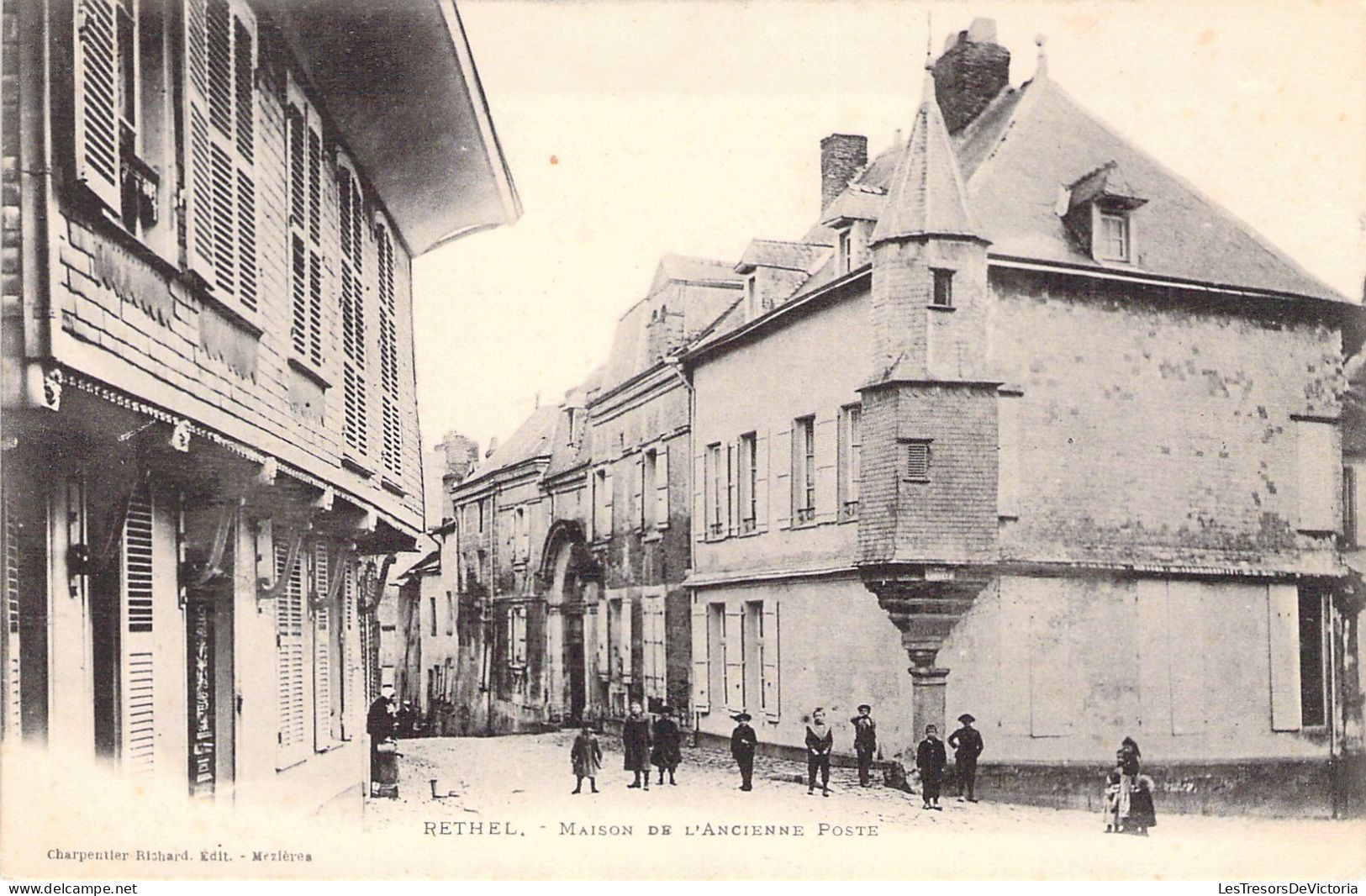 FRANCE - 08 - RETHEL - Maison De L'Ancienne Poste - Edit Charpentier Richard - Carte Postale Ancienne - Rethel