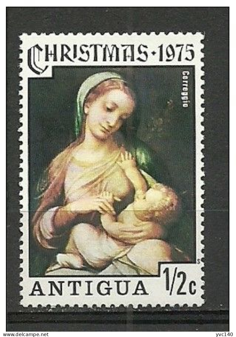 Great Britain (Antigua And Barbuda); 1975  Christmas "Madonna And Child" MNH** - 1960-1981 Ministerial Government