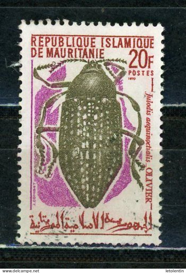 MAURITANIE : INSECTE -  N° Yvert 278 Obli. - Mauritanie (1960-...)