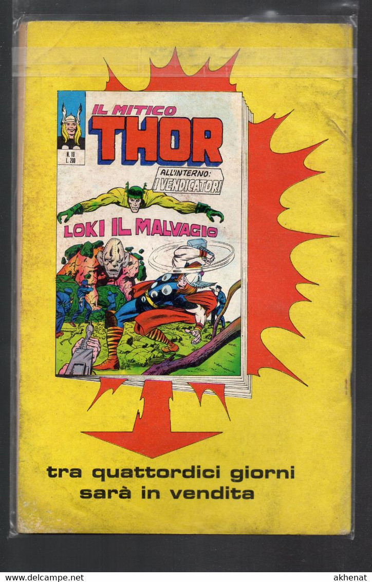 BIG - IL MITICO THOR . Ed. Corno 1971 Il N° 18 Usato . Difetti - Super Eroi