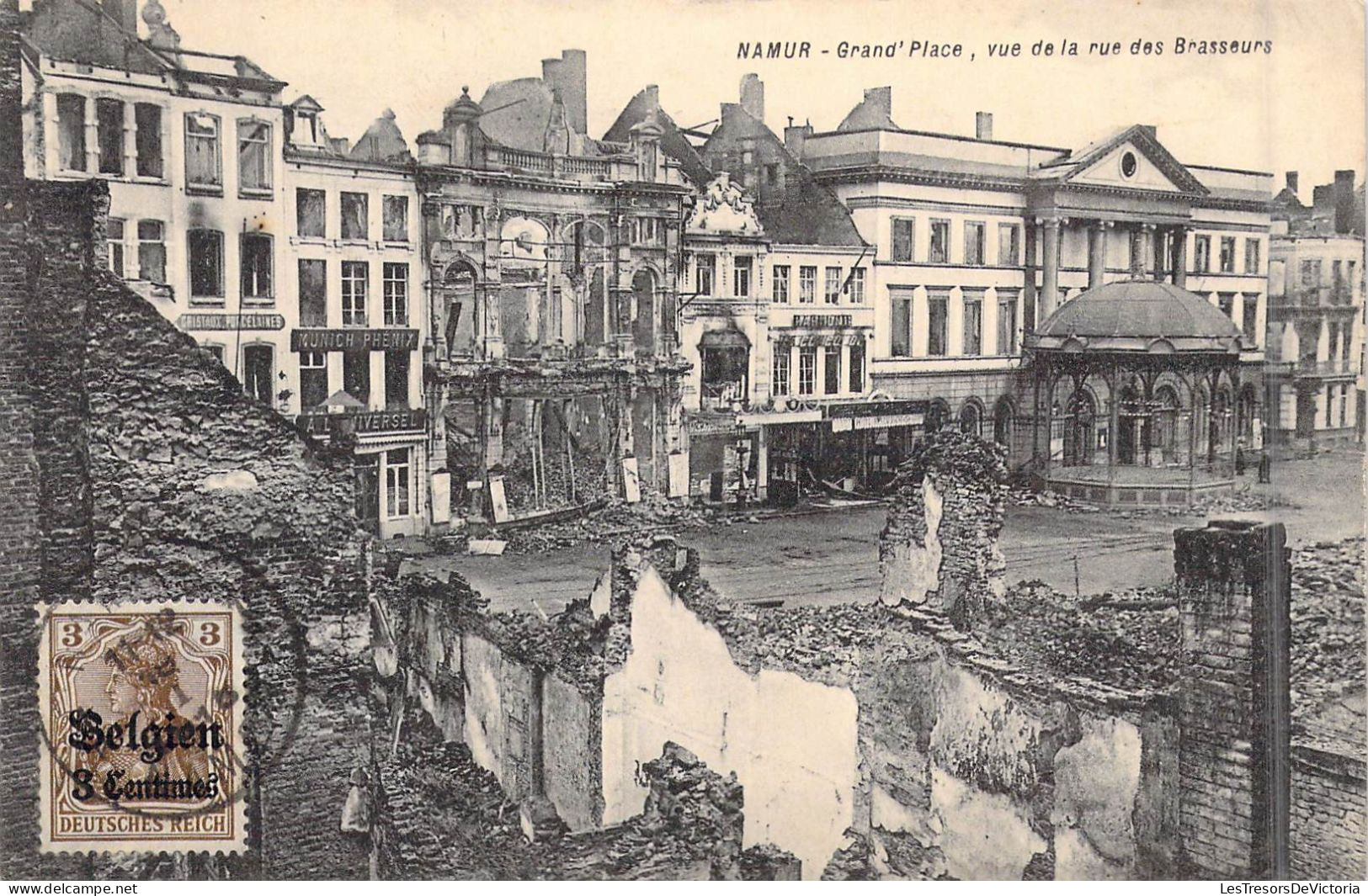 BELGIQUE - Namur - Grand' Place - Vue De La Rue Des Brasseurs - Carte Postale Ancienne - Andere & Zonder Classificatie