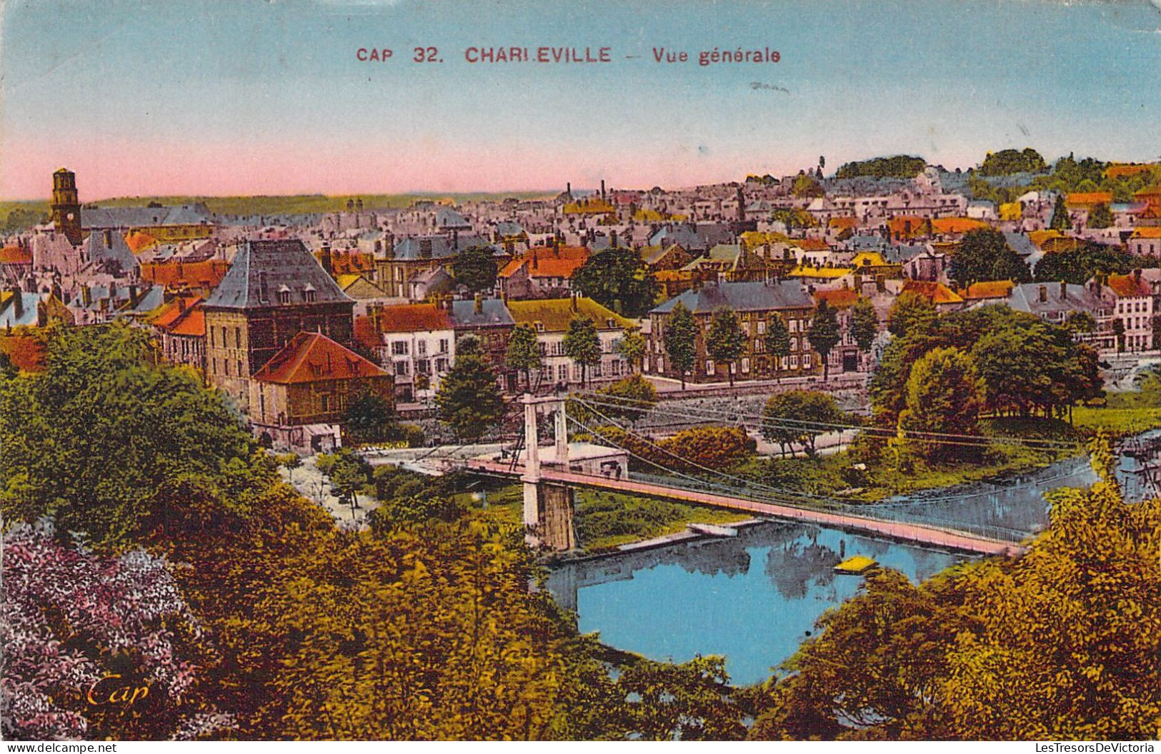 FRANCE - 08 - CHARLEVILLE - Vue Générale - Carte Colorisée - Carte Postale Ancienne - Charleville