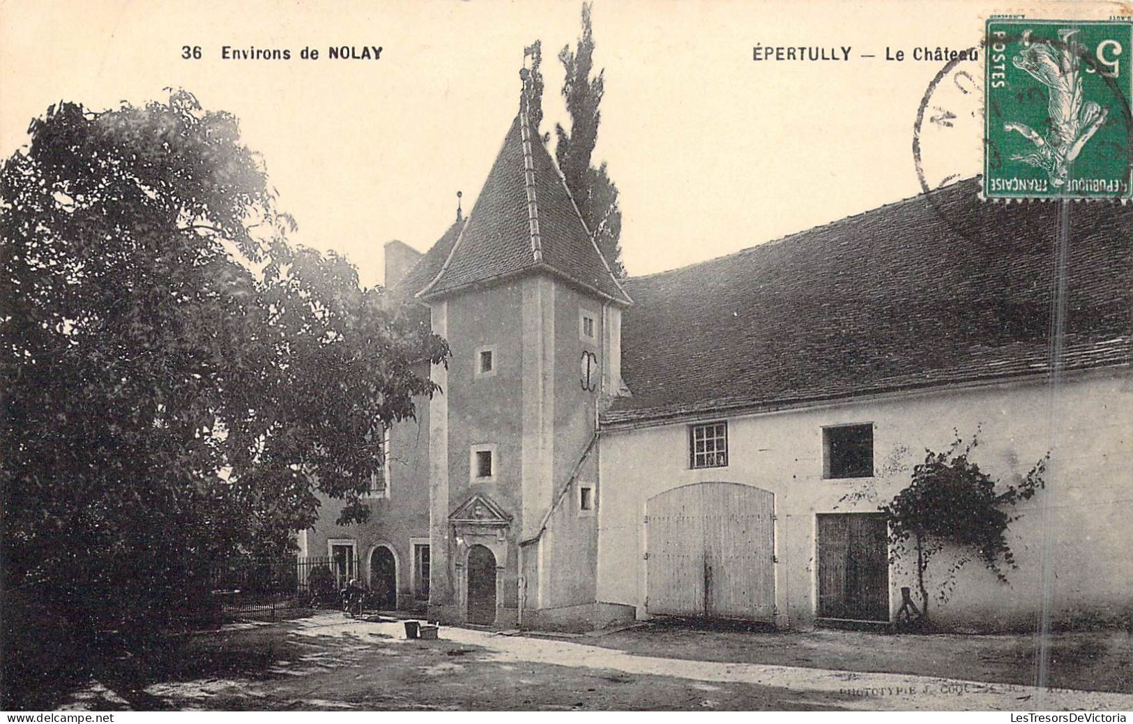 FRANCE - 71 - Epertully - Le Château - Environs De Nolay - Carte Postale Ancienne - Autres & Non Classés