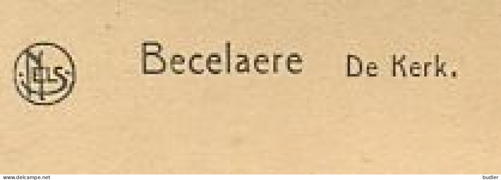 BELGIE/BELGIQUE/BELGIUM : (BESELARE) Becelaere : De Kerk. - Zonnebeke