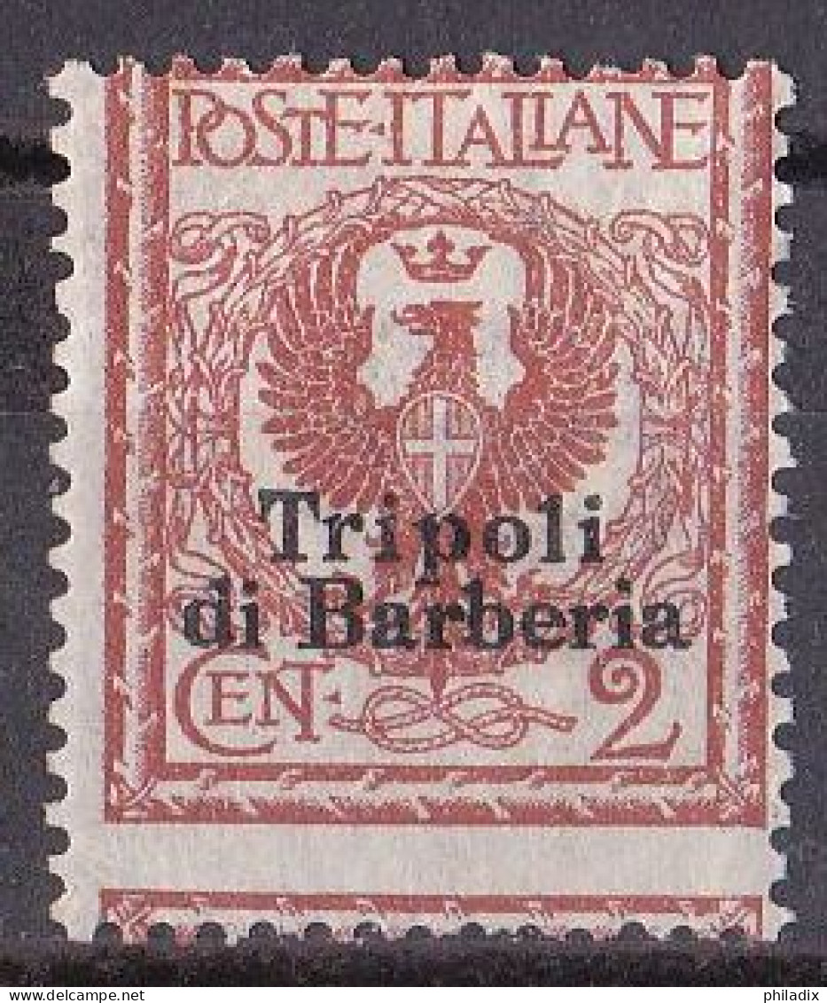Tripolitanien Marke Von 1909 (*) / No Gum (Verzähnung) (A3-19) - Tripolitaine