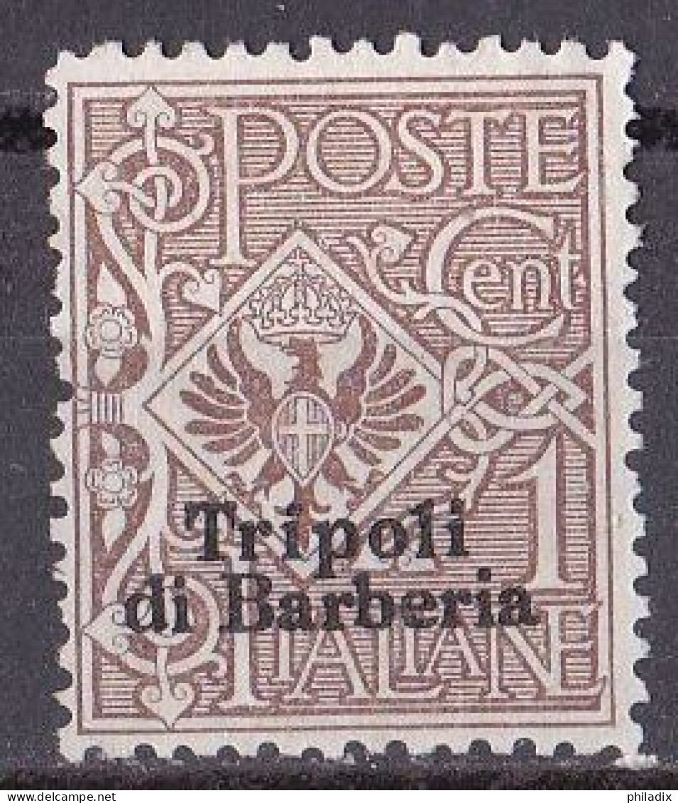 Tripolitanien Marke Von 1909 (*) / No Gum (A3-19) - Tripolitania
