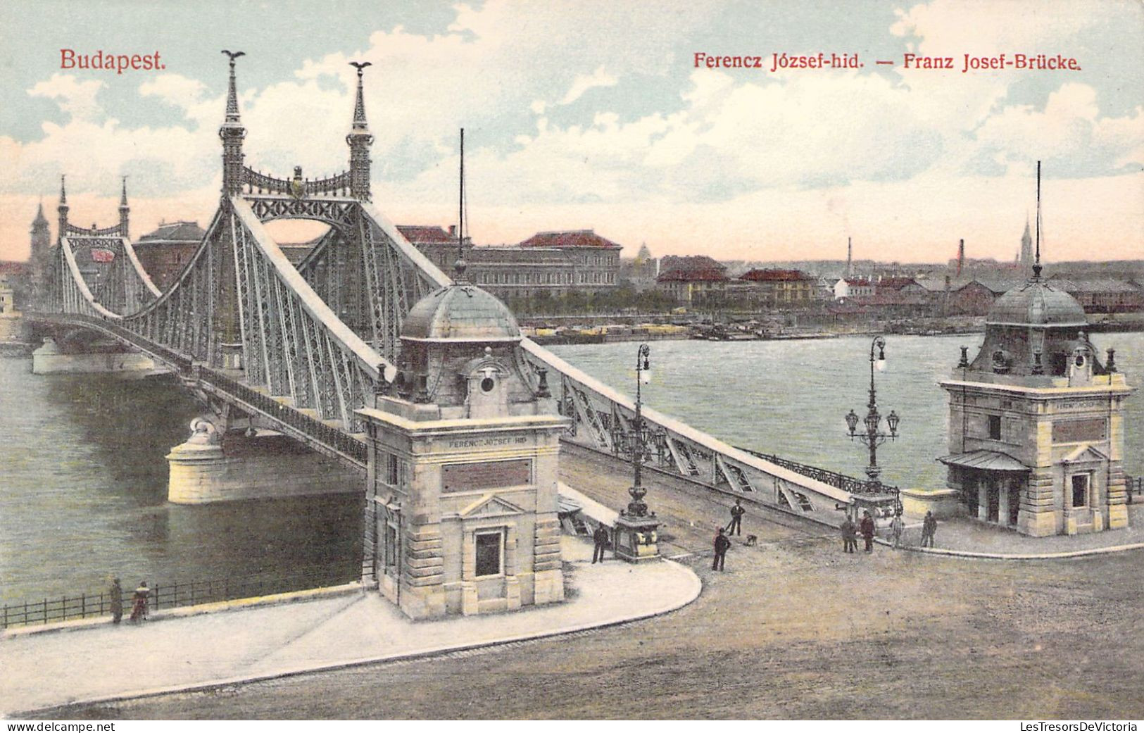 HONGRIE - Budapest - Ferencz Jozsef Hid - Franz Josepf Brucke - Carte Postale Ancienne - Hongrie