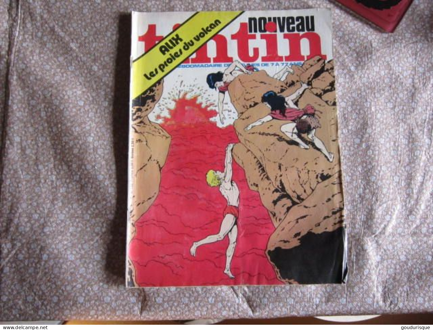 ALIX JOURNAL DE   TINTIN  N°132   ILLUSTRATION COUVERTURE   MARTIN - Alix