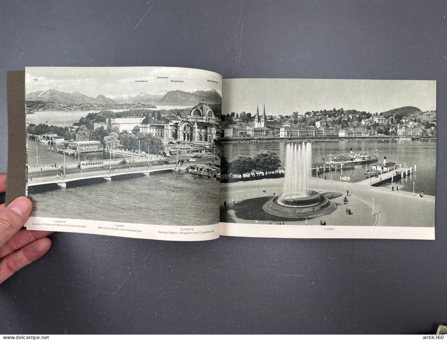 Ancienne Brochure Touristique 42 Vues / Photos VIERWALDSTÄTTERSEE LAC DES QUATRES CANTONS LAKE OF LUCERNE Suisse