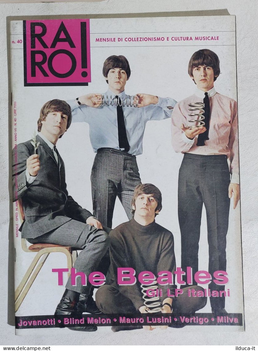 I107958 Rivista 1994 - RARO! N. 40 - The Beatles / Jovanotti / Vertigo / Milva - Musica