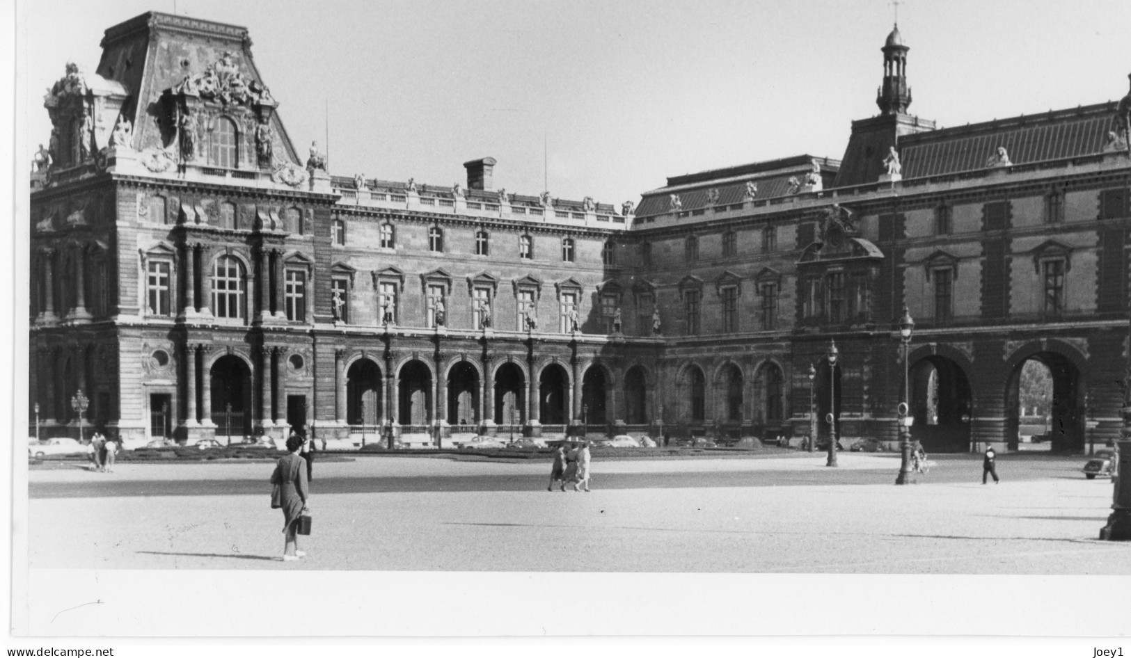 Photo Paris Vue Du Louvre Années 50 Format 12/20,photo Originale - Orte