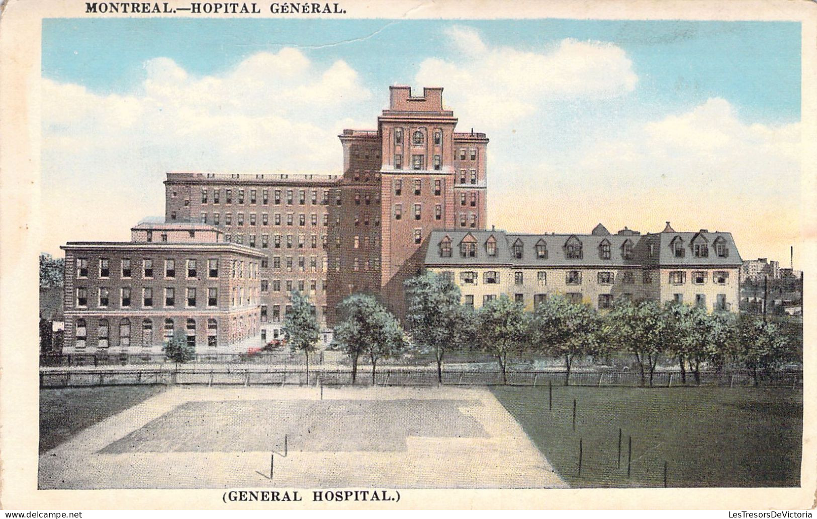 MONTREAL - Hospital Général- Carte Postale Ancienne - Montreal