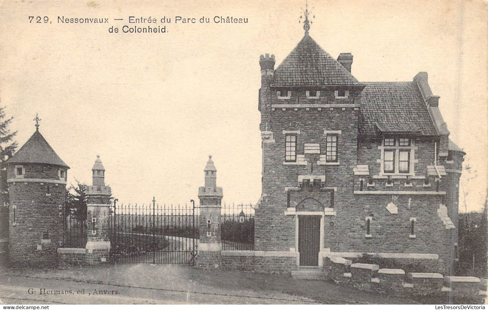 BELGIQUE - Nessonvaux - Entrée Du Parc Du Château De Colonheid - Carte Postale Ancienne - Sonstige & Ohne Zuordnung