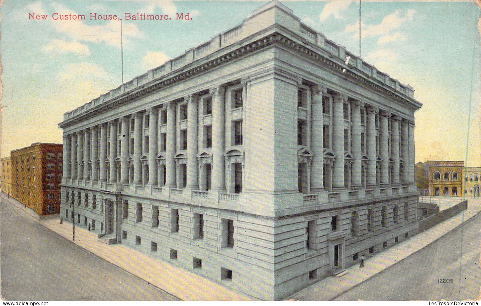 BALTIMORE - New Custom House - Carte Postale Ancienne - Baltimore