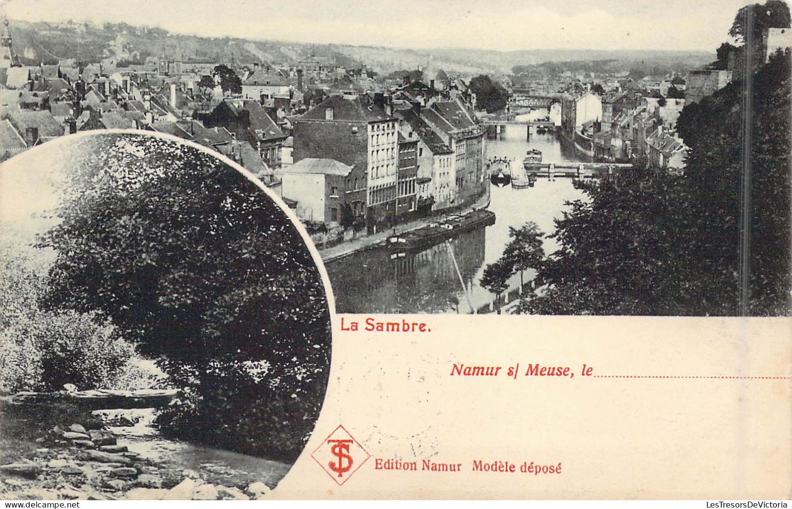 BELGIQUE - Namur-sur-Meuse - La Sambre - Carte Postale Ancienne - Autres & Non Classés