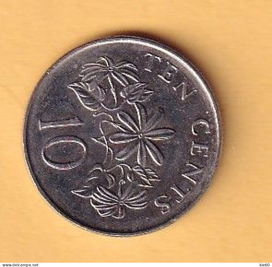 Singapore  - 2005 - 10 Cent  - KM100 - Singapour