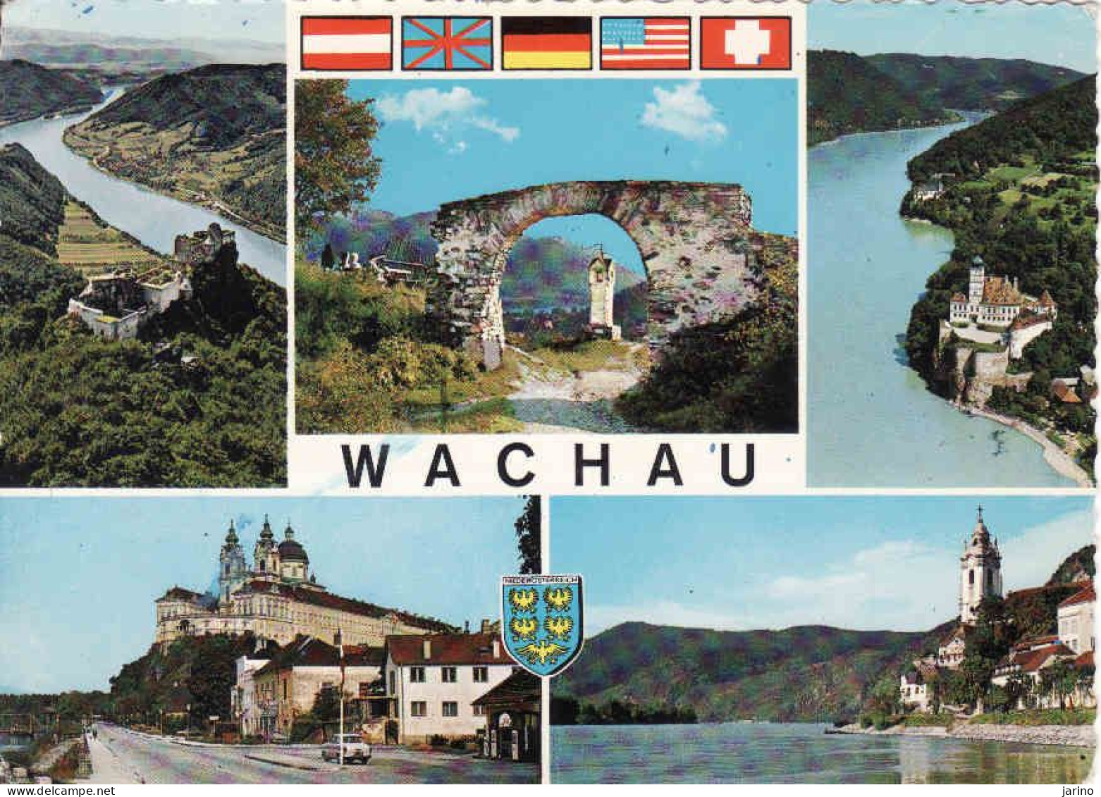 Austria, Niederösterreich, Wachau, Aggstein, Schoenbuhel Durstein Stift Melk, Spitz A.d. Donau, Ungebraucht - Wachau