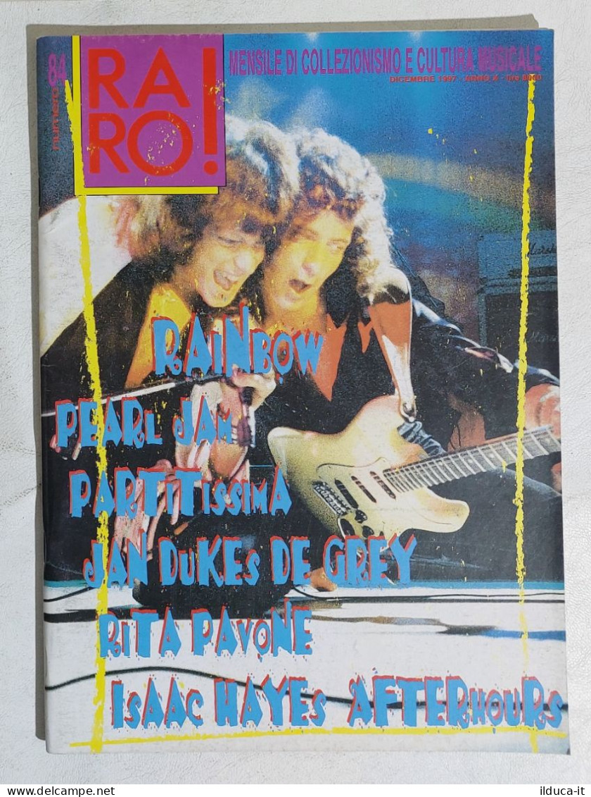 I113319 Rivista 1997 - RARO! N. 84 - Rainbow / Pearl Jam / Rita Pavone - Musique