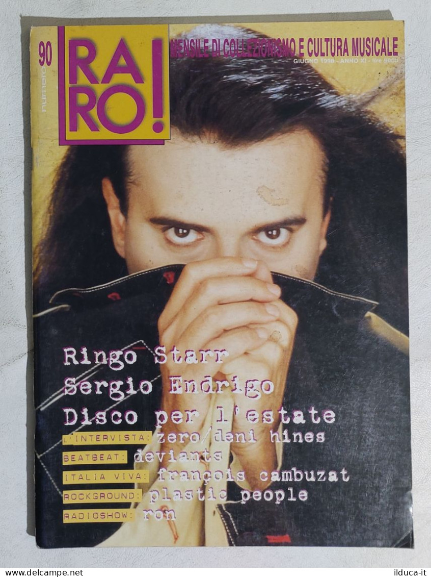 I113324 Rivista 1998 - RARO! N. 90 - Ringo Starr / Sergio Endrigo / Ron - Music