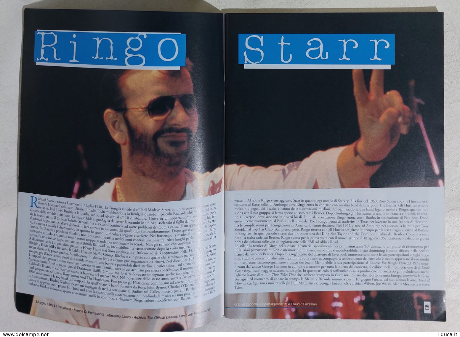 I113324 Rivista 1998 - RARO! N. 90 - Ringo Starr / Sergio Endrigo / Ron - Music