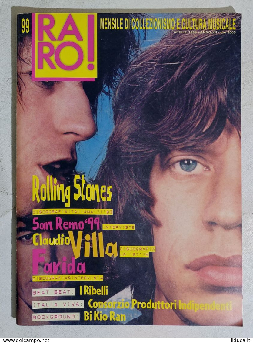 I113331 Rivista 1999 - RARO! N. 99 - Rolling Stones / Sanremo 99 / I RIbelli - Music