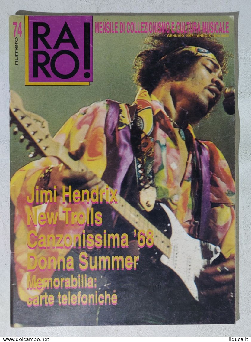 I113380 Rivista 1997 - RARO! N. 74 Jimi Hendrix / New Trolls / Donna Summer - Musique