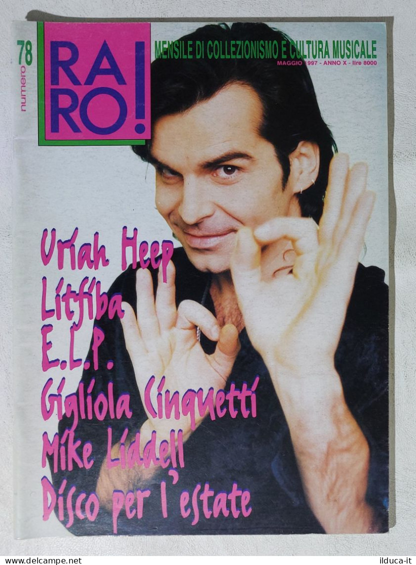 I113384 Rivista 1997 - RARO! N. 78 - Uriah Heep / Litfiba / Nike Liddell - Musique