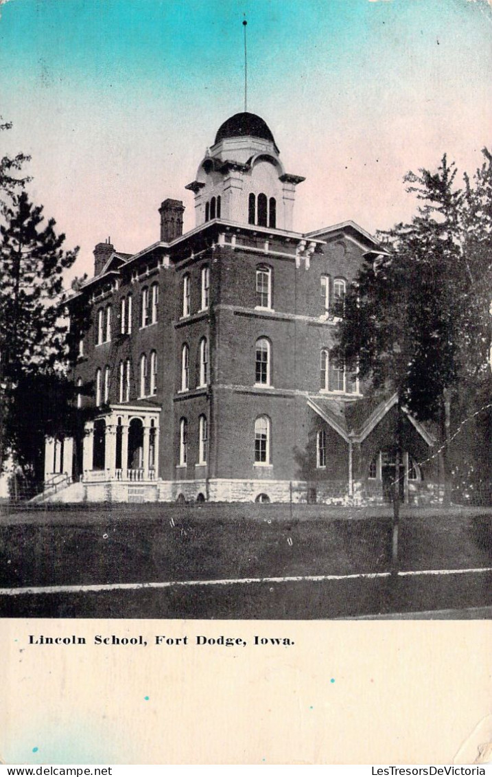 IOWA - Lincoln School Fort Dodge - Carte Postale Ancienne - Otros & Sin Clasificación