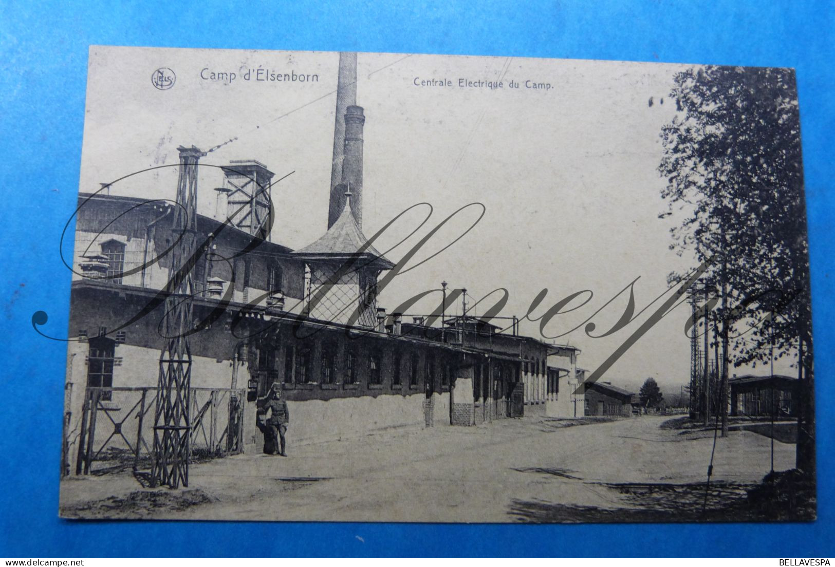 Elsenborn Camp Centrale Elektrique  1921 Naar Van Den Eede Mechelen - Characters