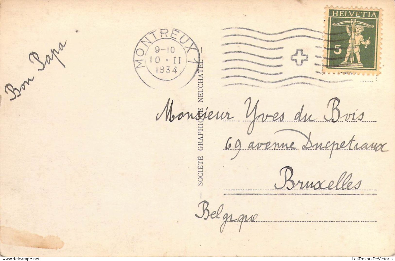 SUISSE - Montana - La Moubra - Carte Postale Ancienne - Mon