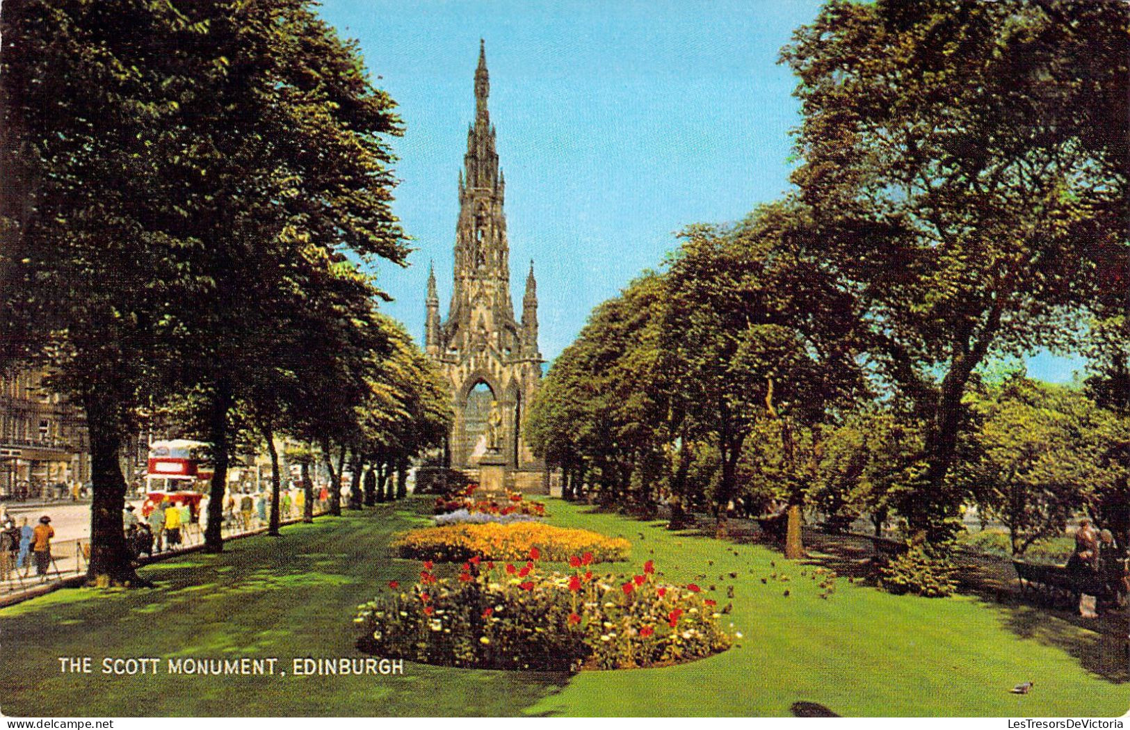 ECOSSE - The Scott Monument Edinburgh - Carte Postale Ancienne - Otros & Sin Clasificación