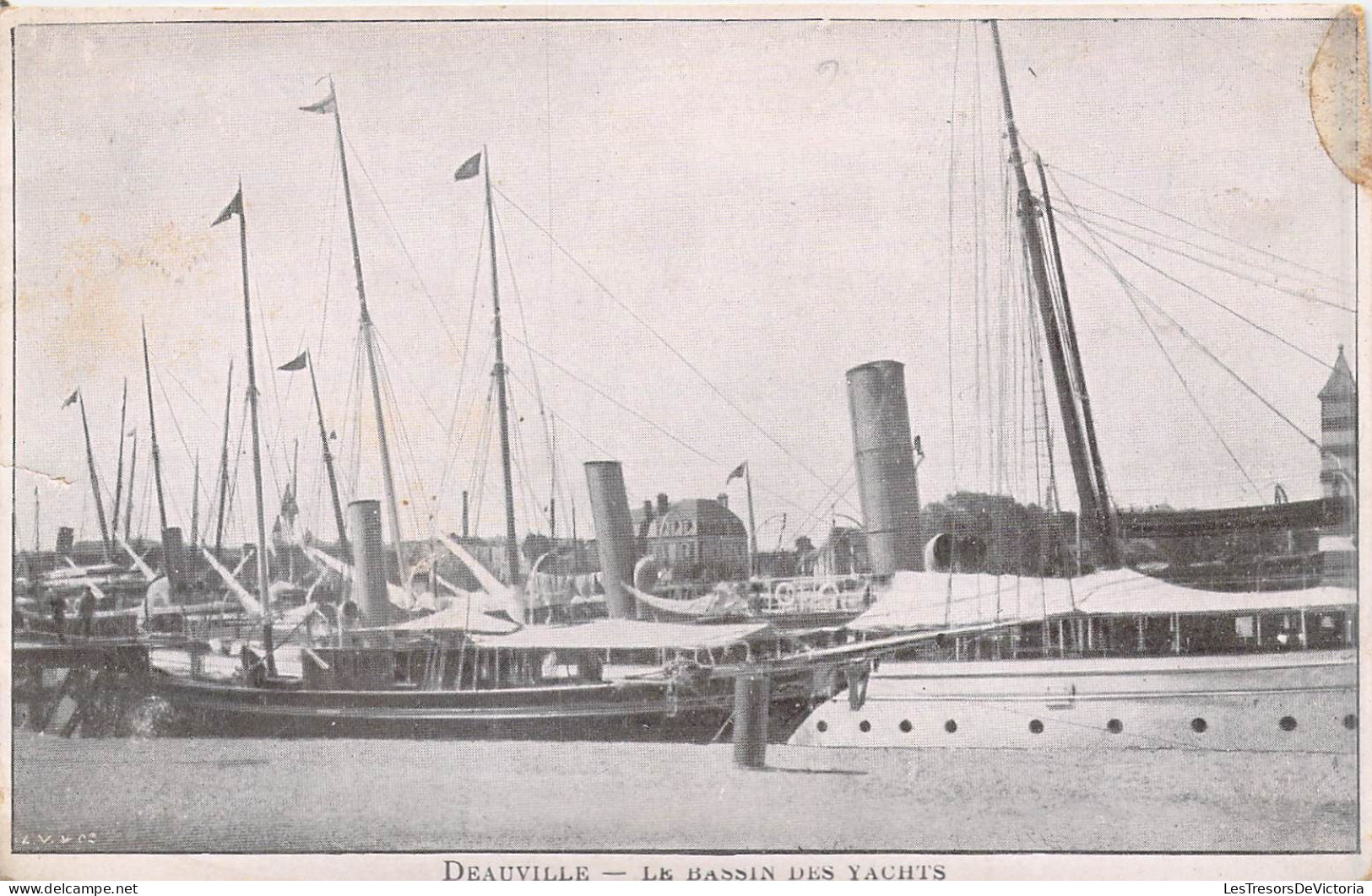 FRANCE - 14 - Deauville - Le Bassin Des Yachts - Carte Postale Ancienne - Deauville