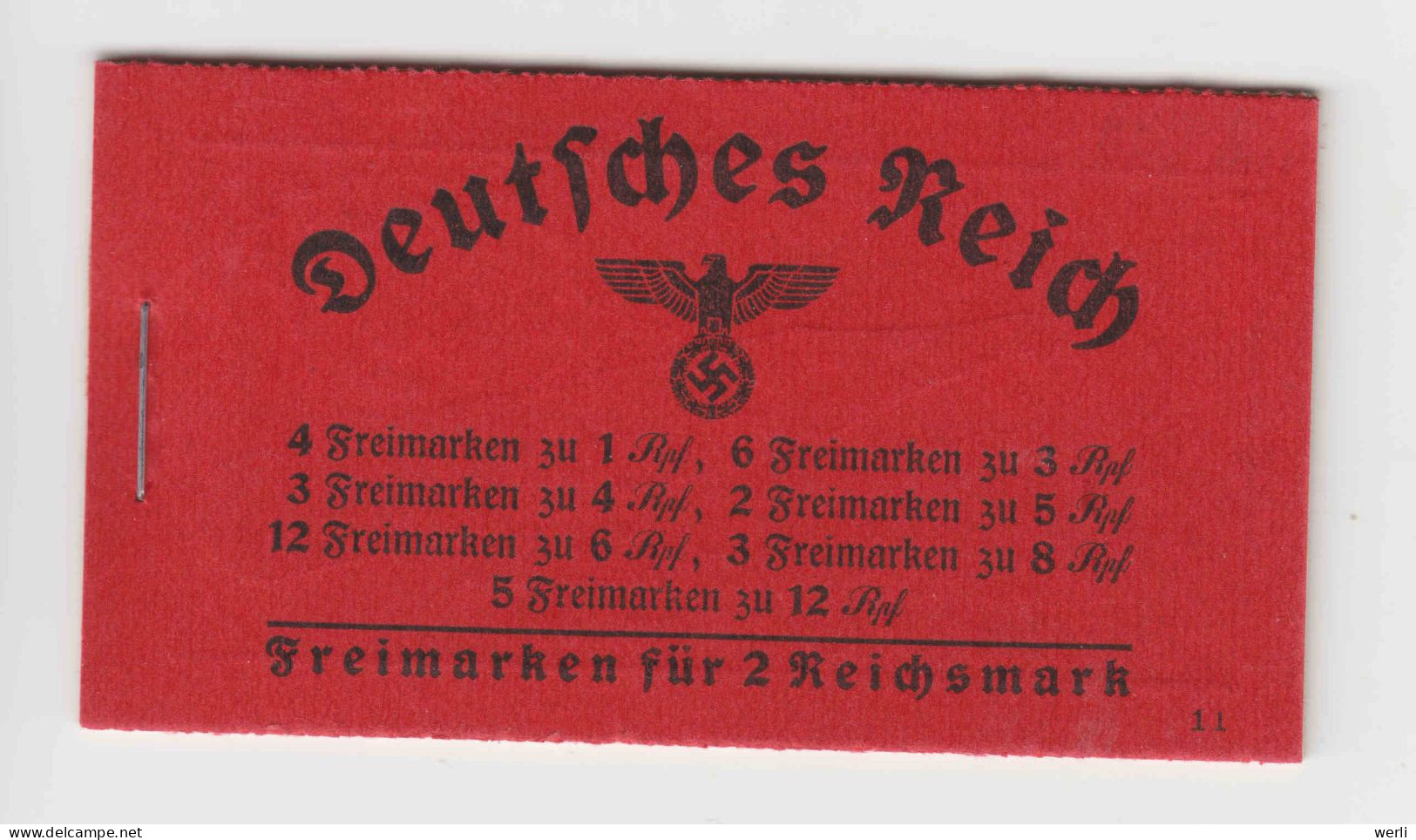 DR Markenheftchen MH 39.1 ** - Hindenburg 1940 - Carnets