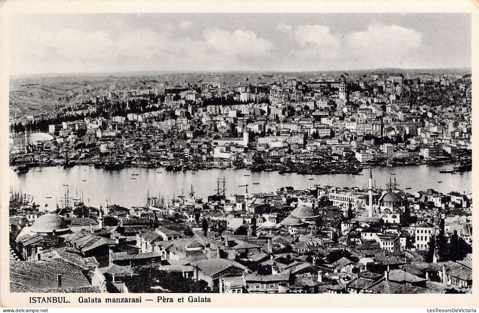 TURQUIE - ISTANBUL - Galata Manzarasi - Pèra Et Galata - Carte Postale Ancienne - Turkey