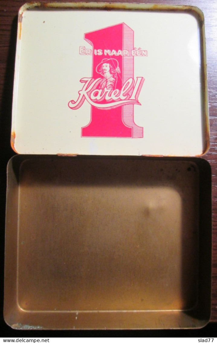 Vintage Karel I Perfect Tobacco Cigarette Tin Box - Schnupftabakdosen (leer)