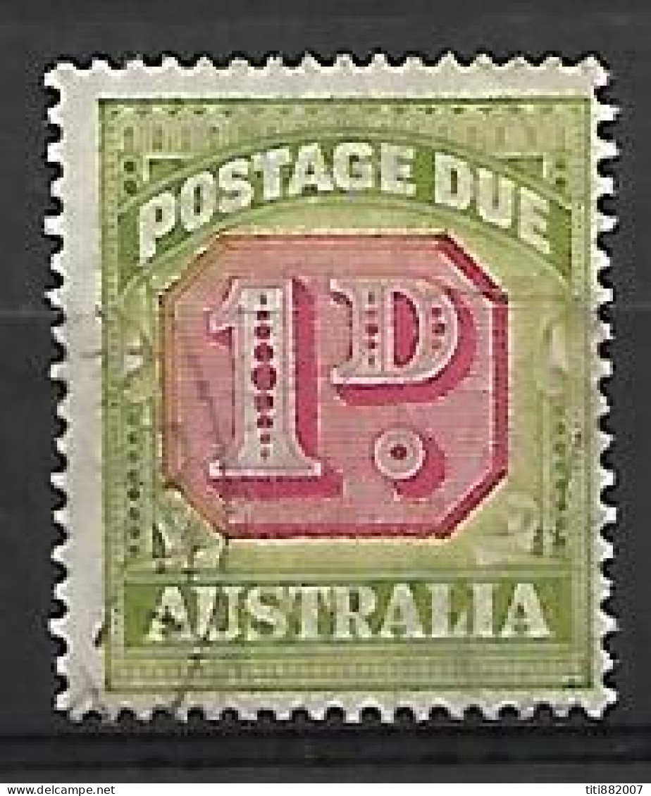 AUSTRALIE   -   Taxe   -   1938  .  Y&T N° 63 Oblitéré - Postage Due