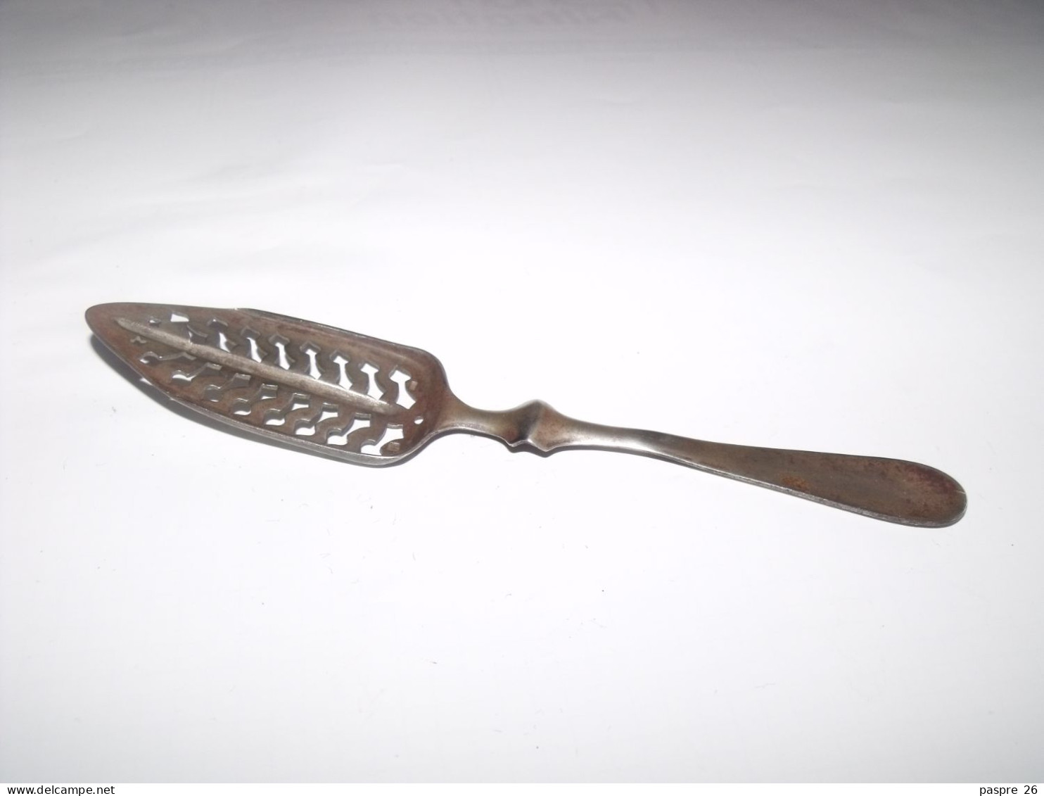 Ancienne Cuillère à Absinthe, Métal Argenté - Spoons