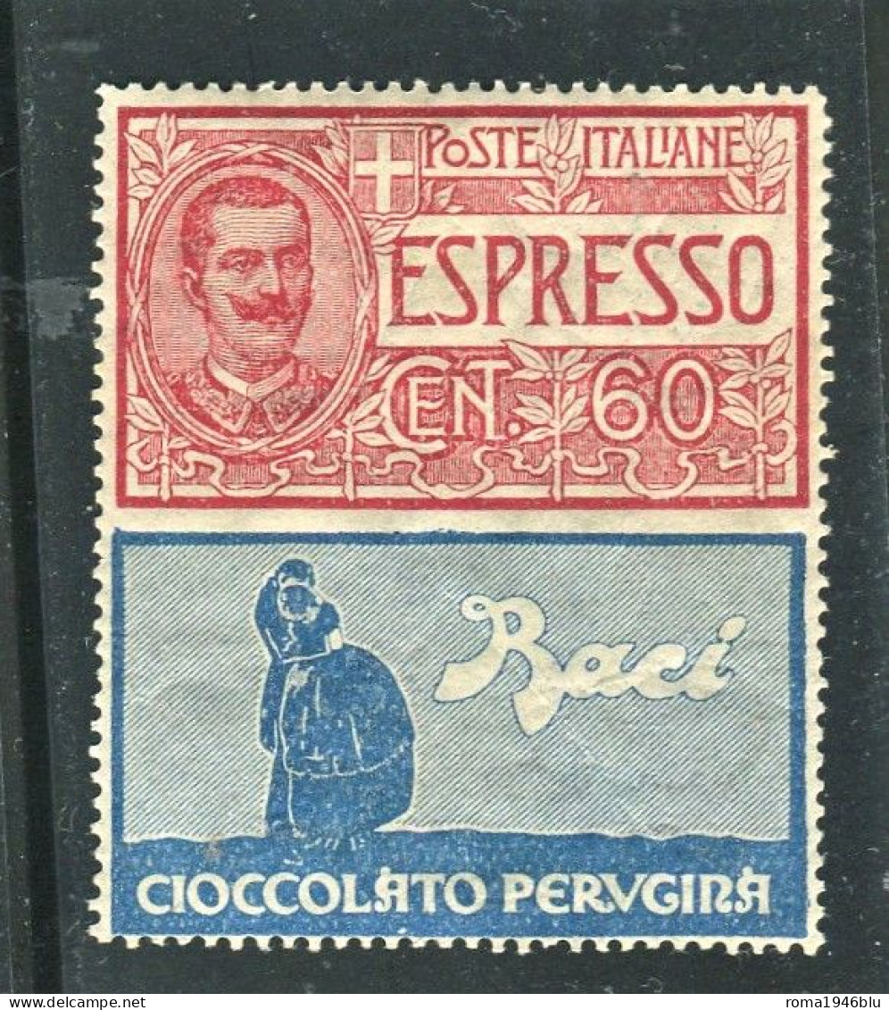 REGNO 1924 PUBBLICITARIO 60 C. PUBBLICITARIO ** MNH CENTRATO - Publicity