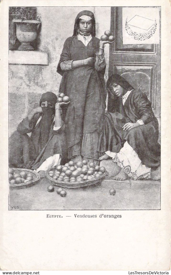 EGYPTE - Vendeuses D'oranges - Carte Postale Ancienne - Autres & Non Classés