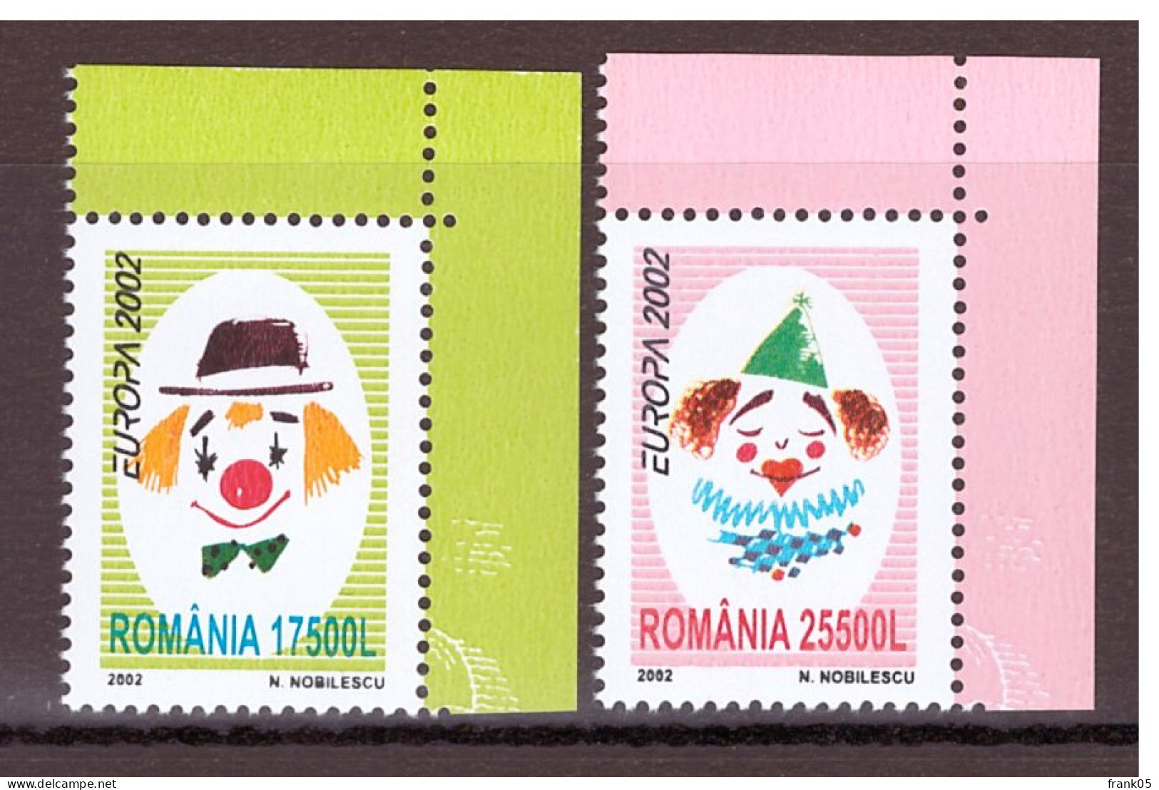 Rumänien / Romania / Roumanie 2002 Satz/set EUROPA ** - 2002