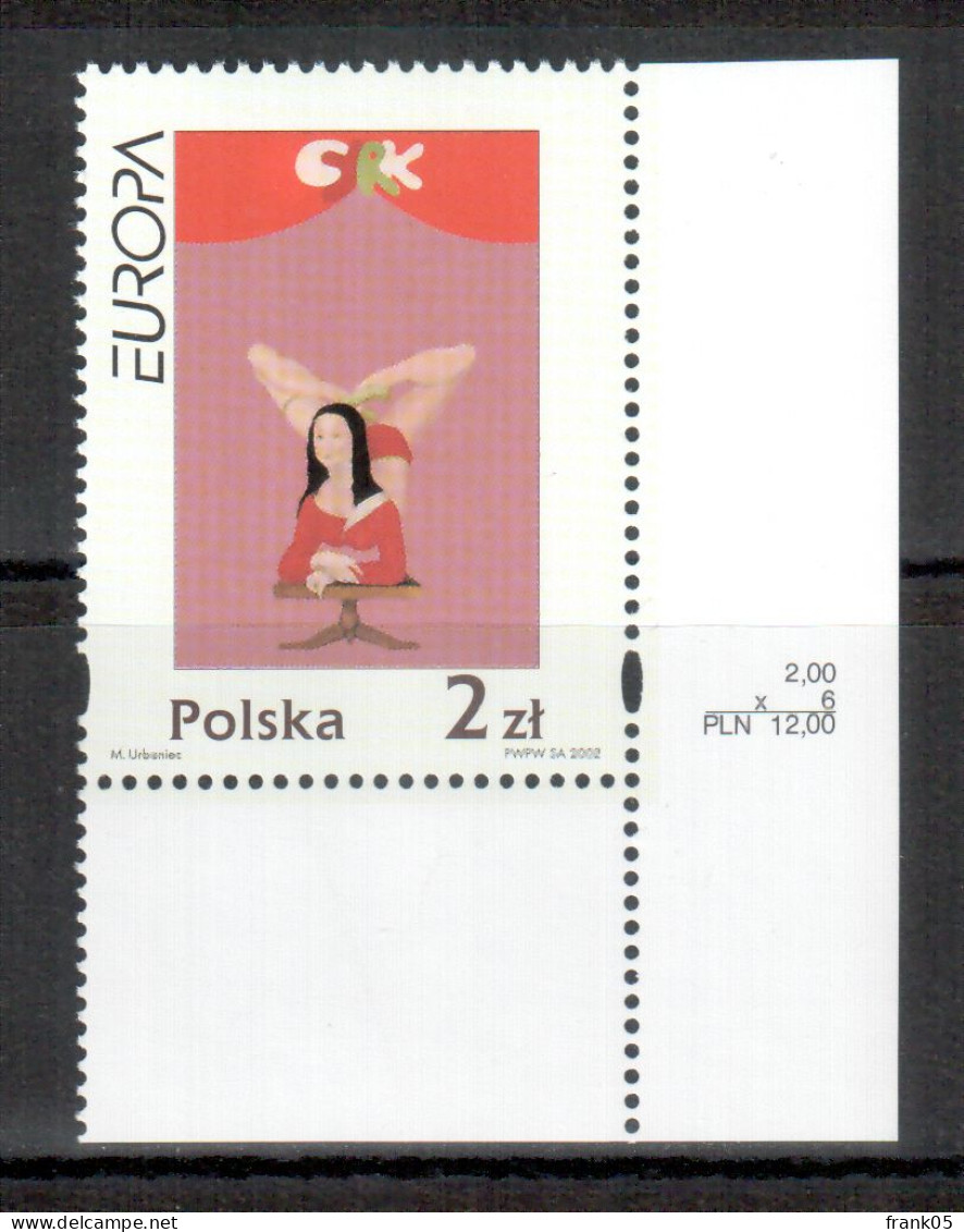Polen / Poland / Pologne 2002 EUROPA ** - 2002