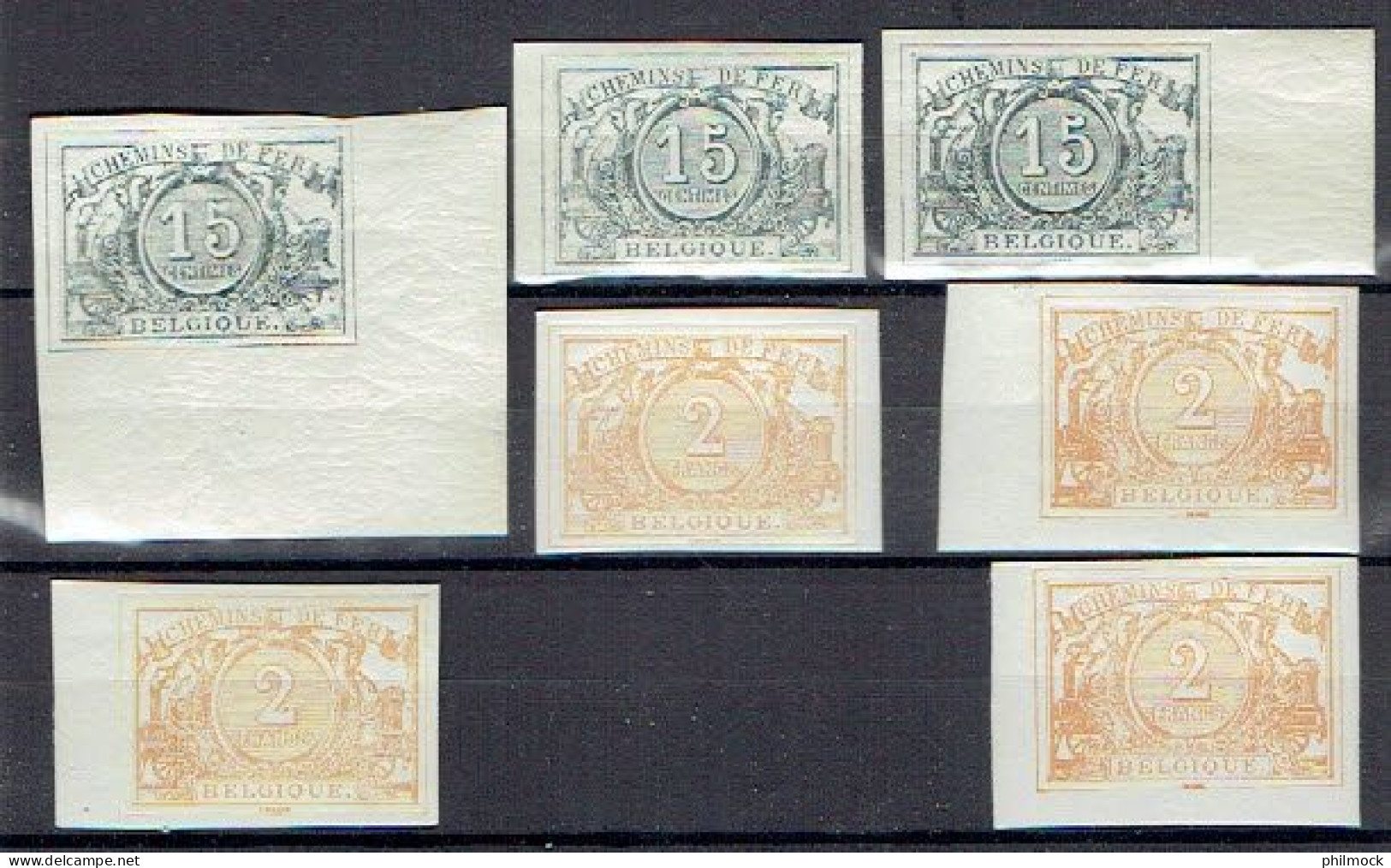 19P - CF 8x3 Et CF 14 X 4 - Réimpression Privées ND - Pleine Gomme Sans Charnière - Mint